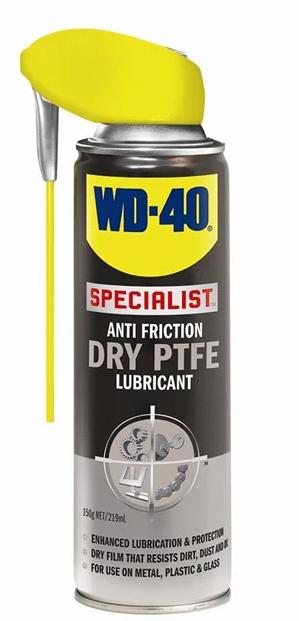 WD-40 Specialist Anti-Friction Dry PTFE Lubricant Aerosol Spray 150g 21005