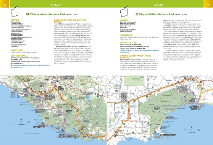Hema Maps Western Australia Road & 4WD Track Atlas 4Th Edition WARA4