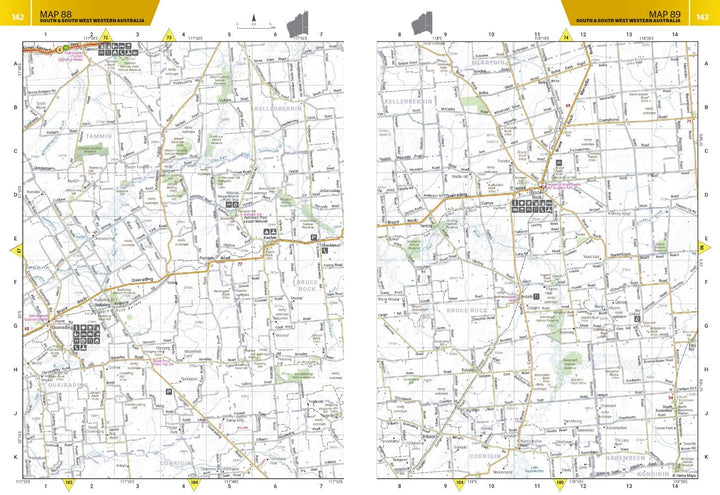 Hema Maps Western Australia Road & 4WD Track Atlas 4Th Edition WARA4