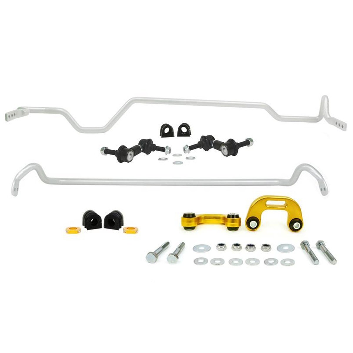 Whiteline BSK007 Sway Bar Kit Front & Rear fits Subaru WRX & STI Sedan 2002-07
