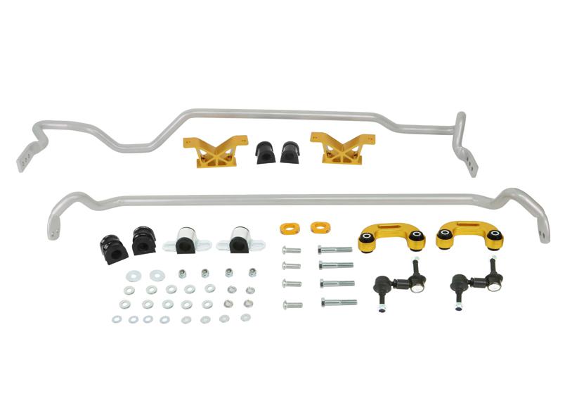 Whiteline BSK007M Sway Bar Kit Front & Rear fits Subaru WRX & STI Sedan 2002-07