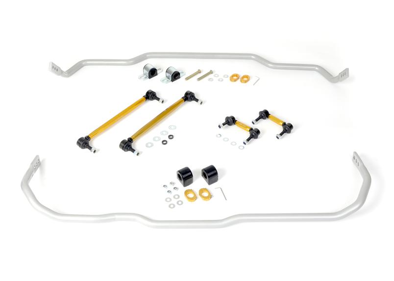 Whiteline BWK002 Sway Bar Kit Front & Rear 24mm fits Audi A3 8P & Mk5/6 Golf