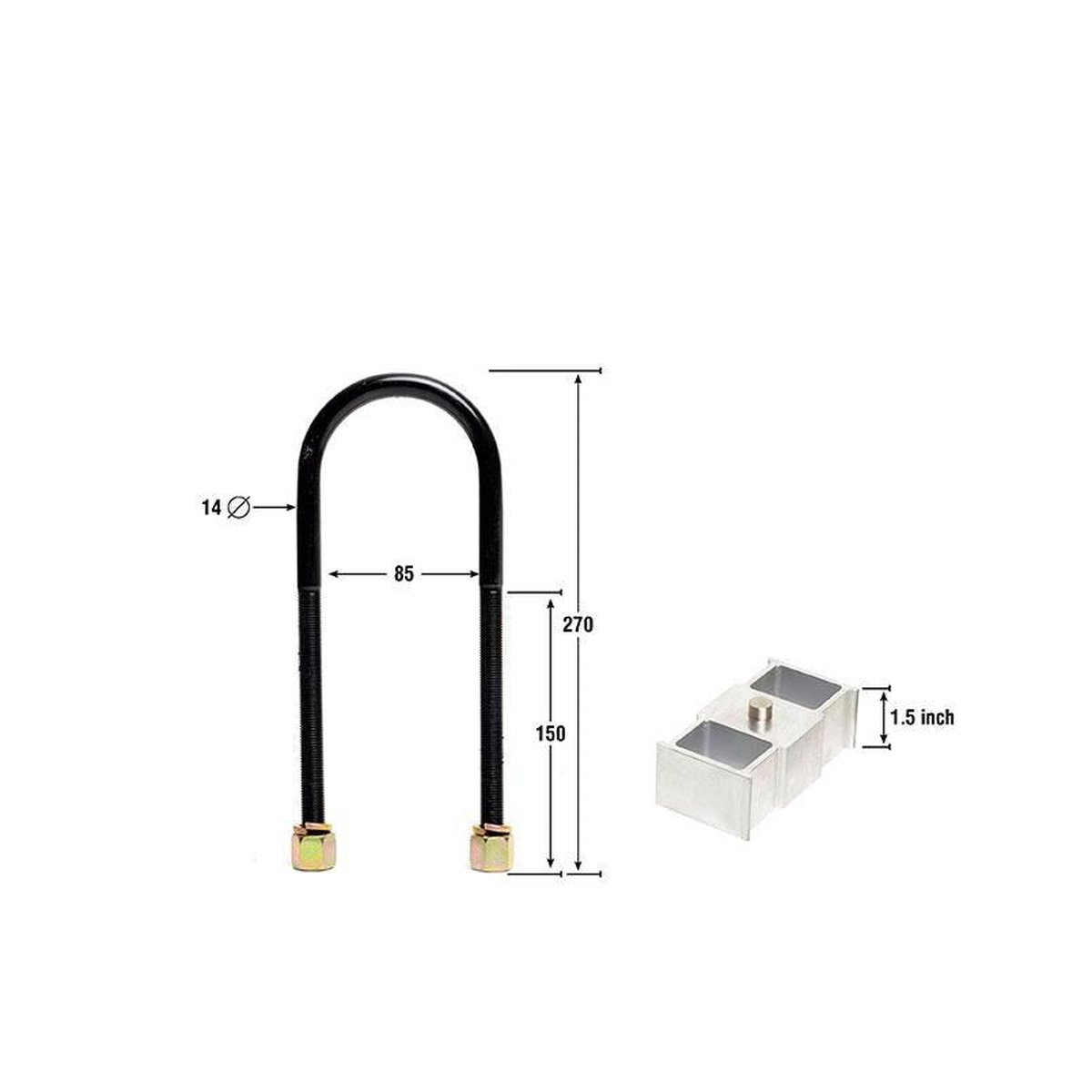 Whiteline KLB108-15 Lowering Blocks 1.5