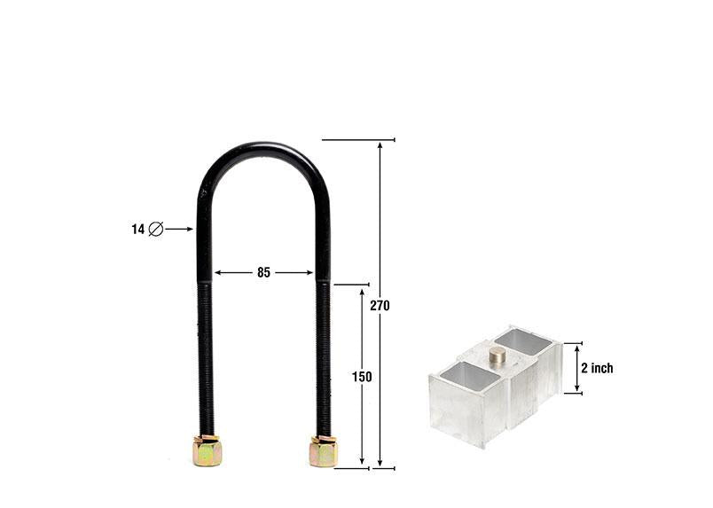 Whiteline KLB108-20 Lowering Blocks 2.0
