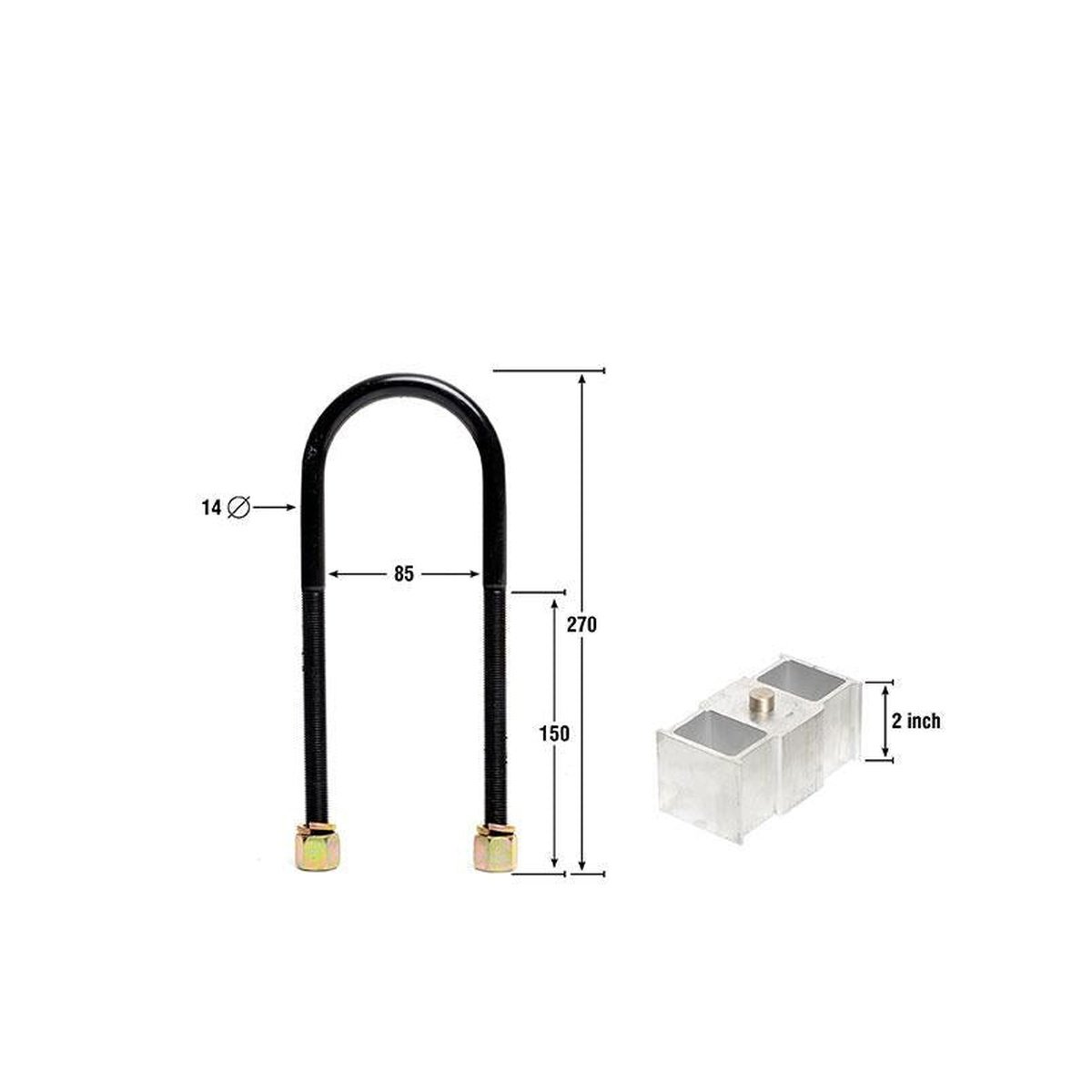 Whiteline KLB113-20 Lowering Block Kit