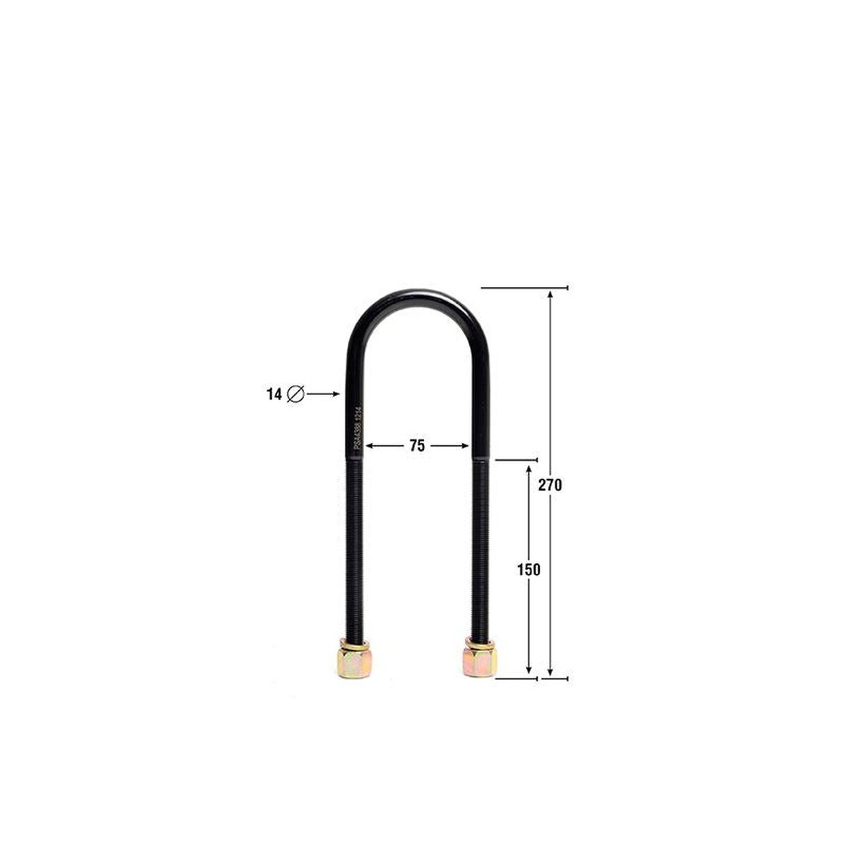 Nolathane U Bolt Round Top 47807