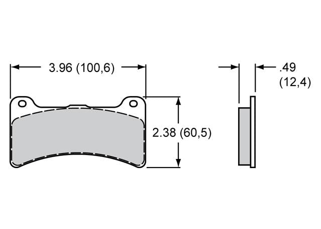 Wilwood Smart Pad BP-10 Brake Pad Set 150-11363K