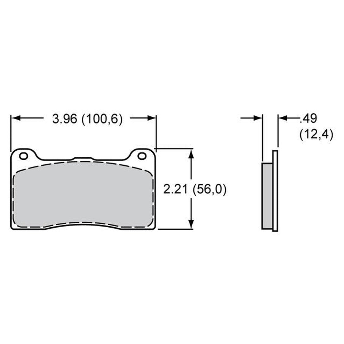 Wilwood Smart Pad BP-30 Brake Pad Set 150-14775K