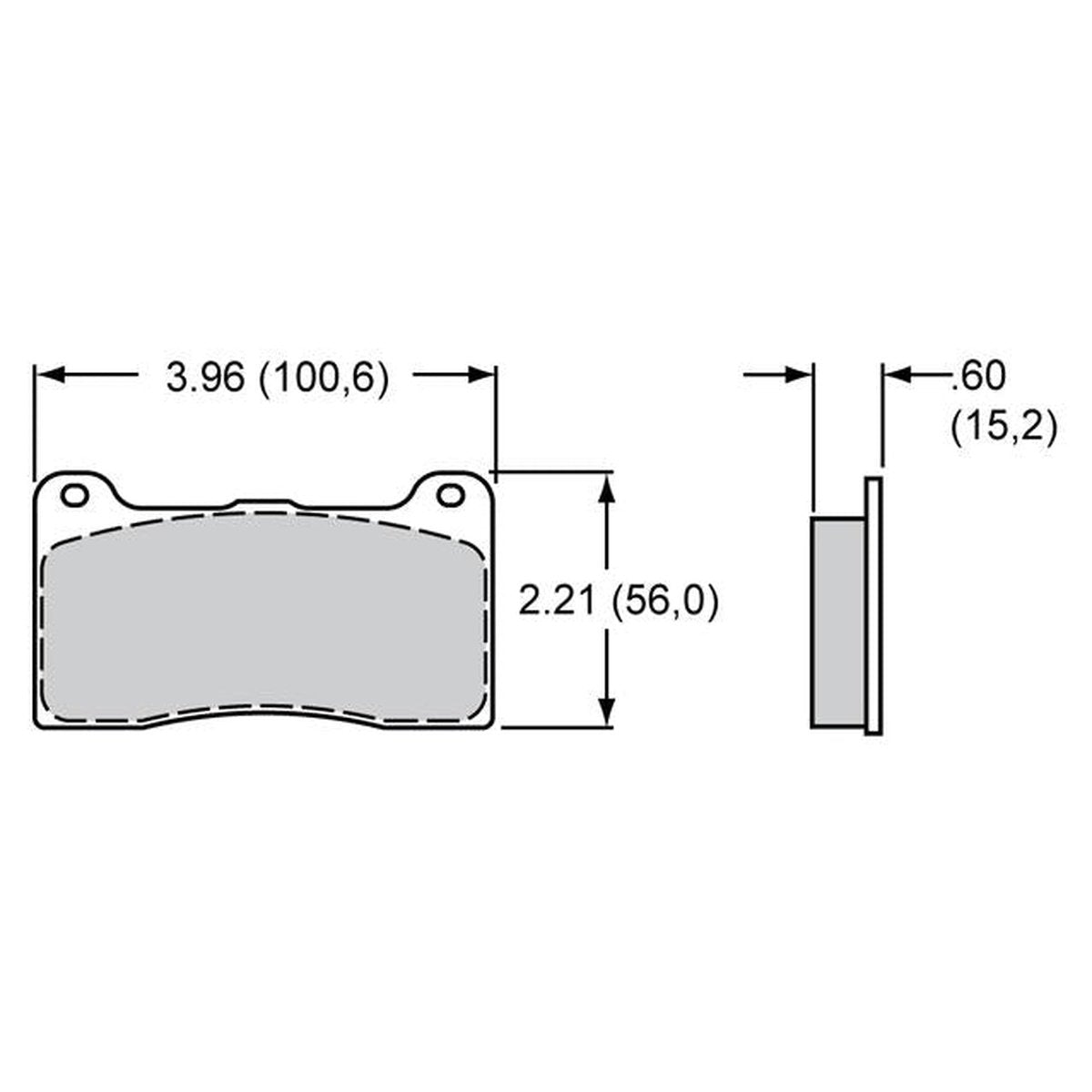 Wilwood Polymatrix A Brake Pad Set 15A-7263K