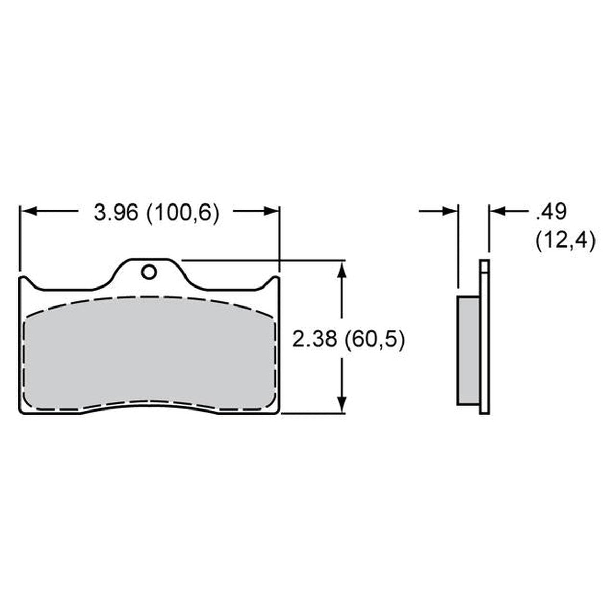 Wilwood Polymatrix B Brake Pad Set 15B-3991K