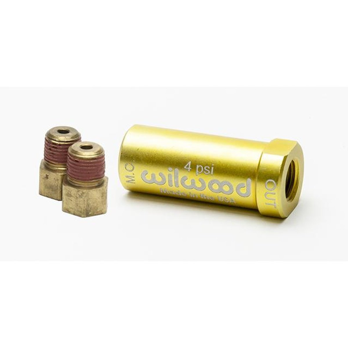 Wilwood Residual Pressure Valve 4 PSI Gold 260-15366