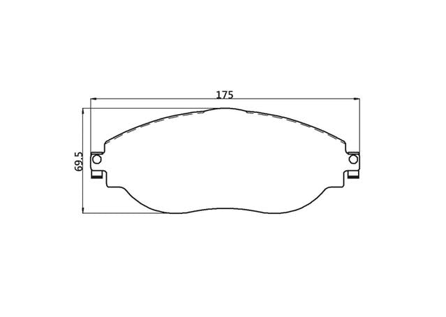 Winmax W3 Circuit Front Brake Pad Set WMP1290-W3