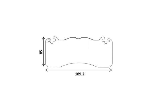 Winmax W6.5 Race Front Brake Pad Set WMP1509-W6.5