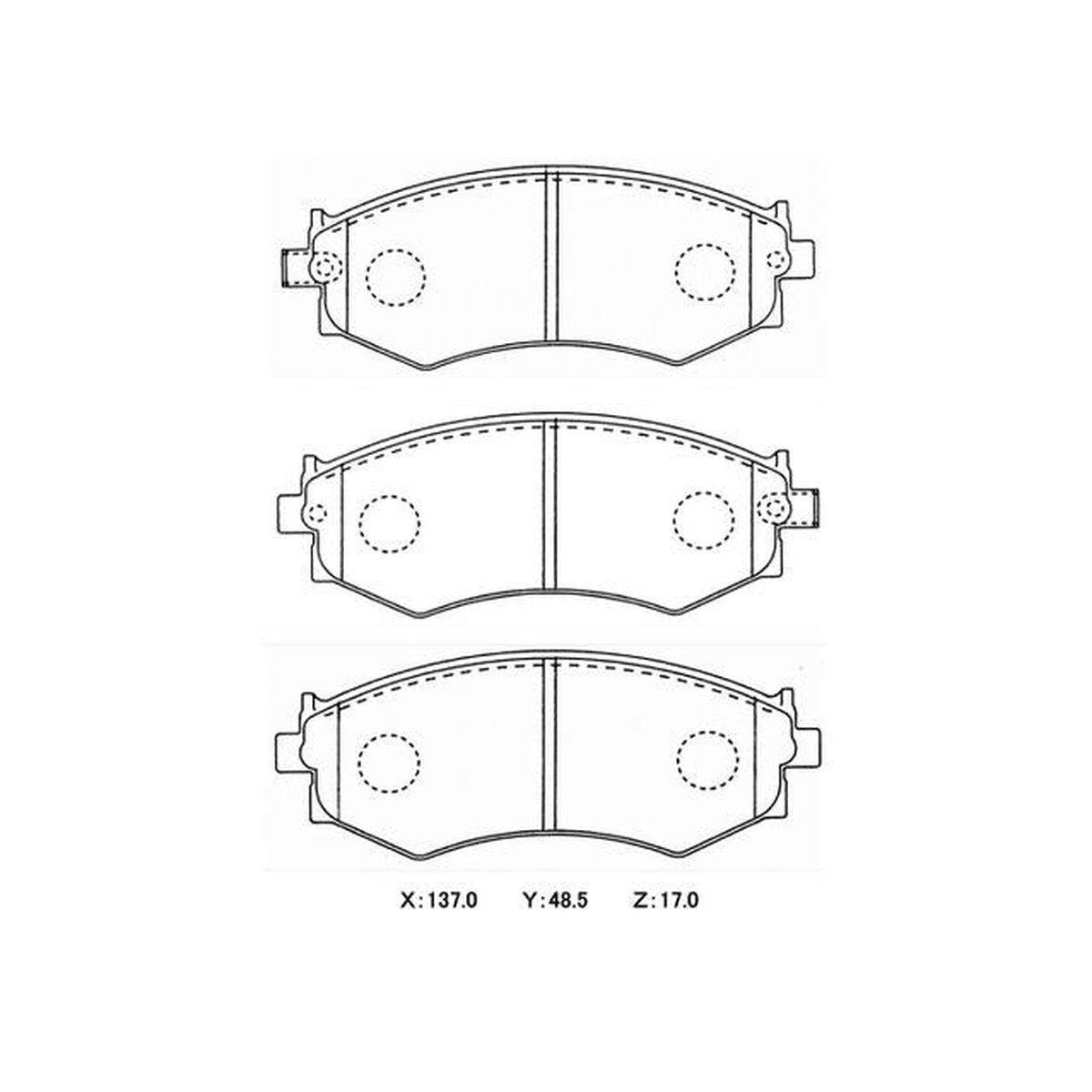 Winmax W6.5 Race Front Brake Pad Set WMP218-W6.5