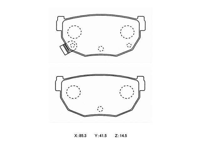 Winmax W3 Circuit Rear Brake Pad Set WMP227-W3
