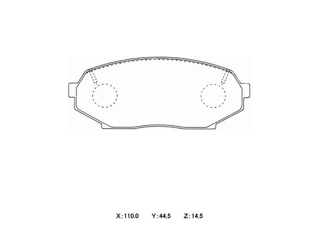 Winmax W3 Circuit Front Brake Pad Set WMP233-W3