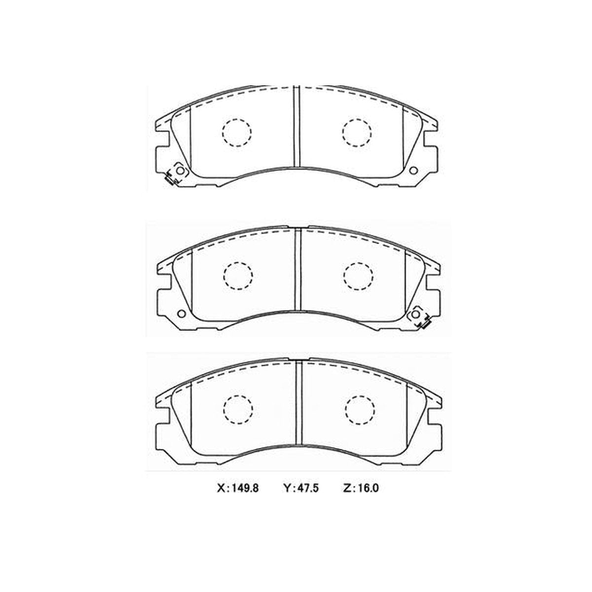 Winmax W3 Circuit Front Brake Pad Set WMP246-W3
