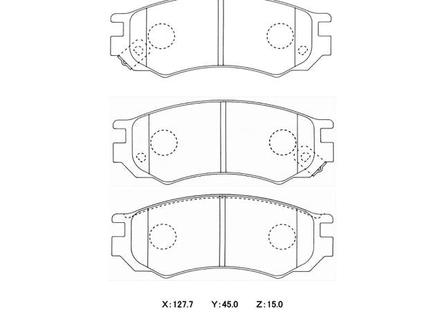 Winmax W1 Sport Front Brake Pad Set WMP254-W1