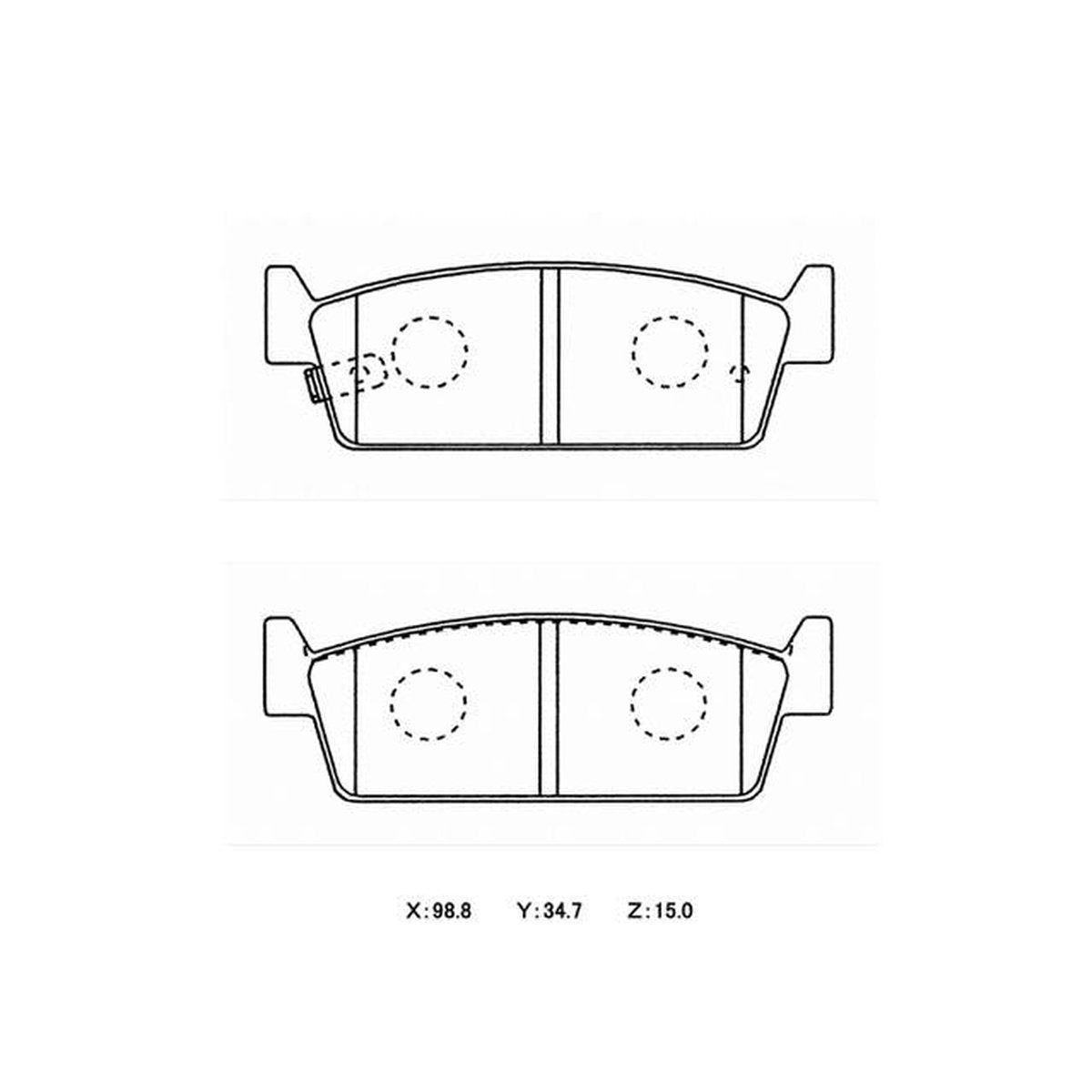Winmax W1 Sport Rear Brake Pad Set WMP256-W1