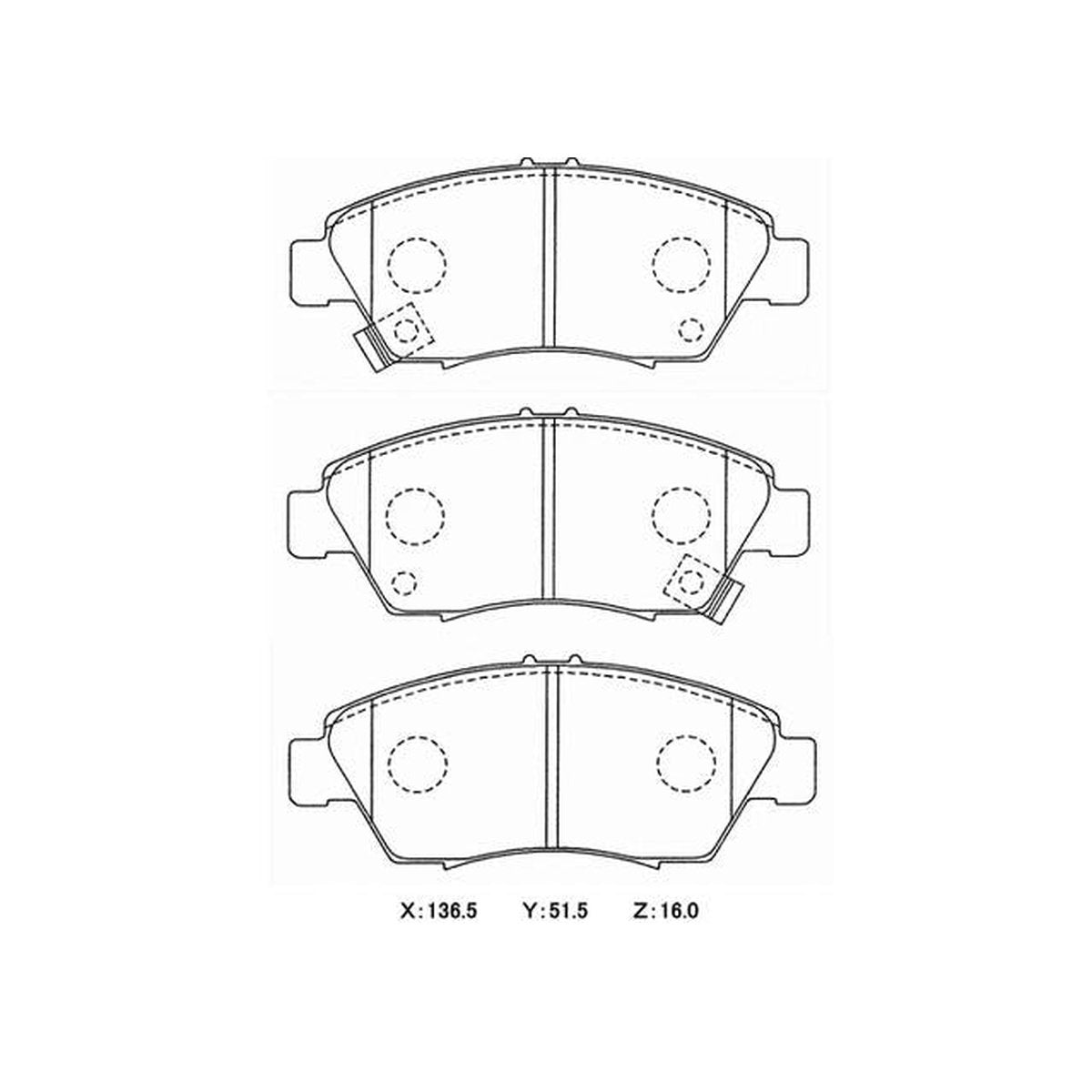 Winmax W5 Race Front Brake Pad Set WMP259-W5
