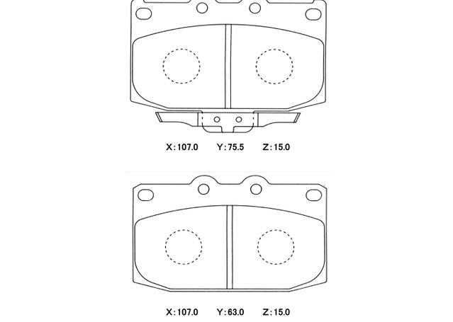 Winmax W5 Race Front Brake Pad Set WMP268-W5