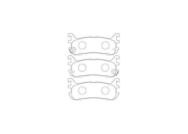 Winmax W3 Circuit Rear Brake Pad Set WMP318-W3