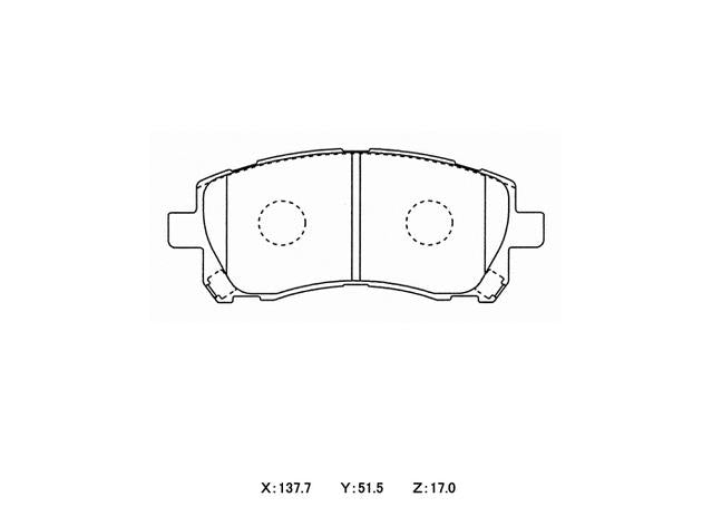 Winmax W3 Circuit Front Brake Pad Set WMP349-W3