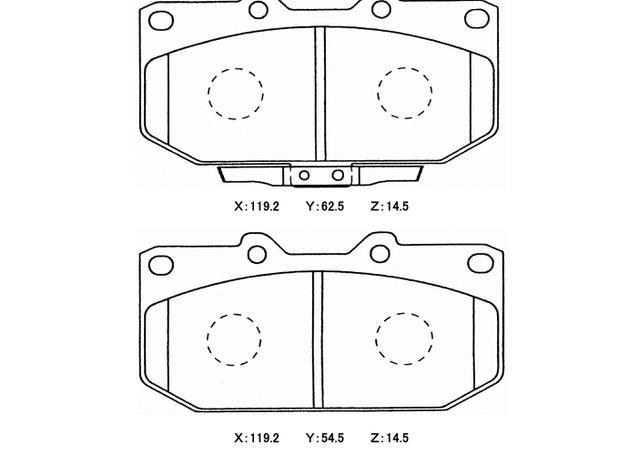 Winmax W3 Circuit Front Brake Pad Set WMP351-W3