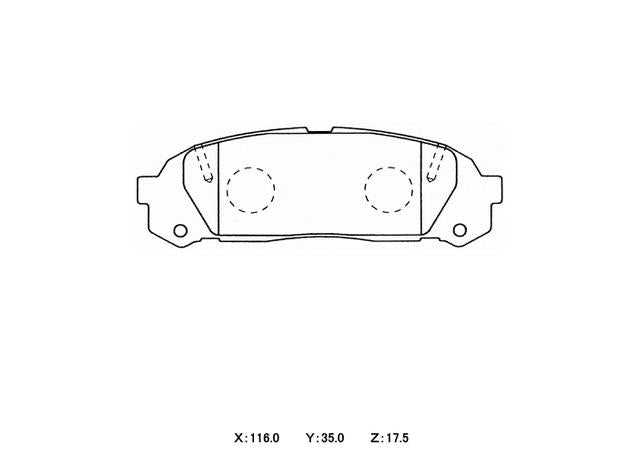 Winmax W5 Race Rear Brake Pad Set WMP353-W5