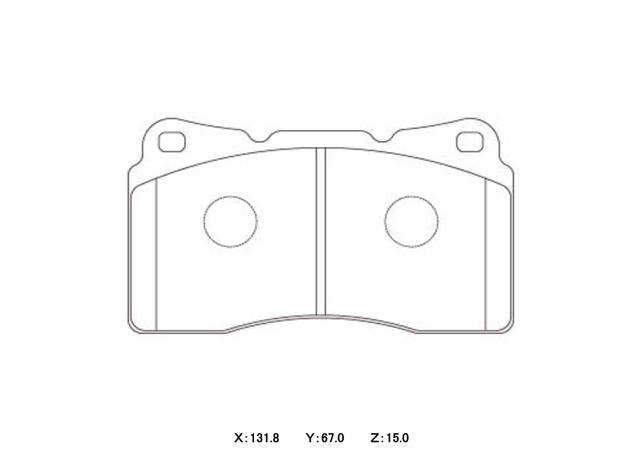 Winmax W1 Sport Front Brake Pad Set WMP370-W1