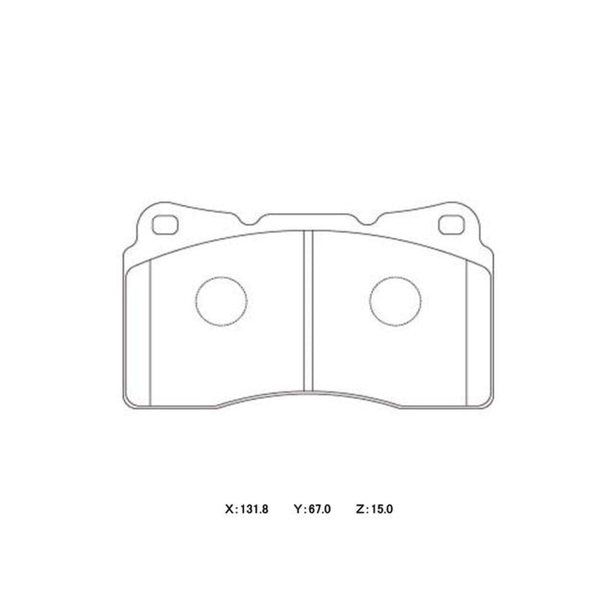Winmax W3 Circuit Front Brake Pad Set WMP370-W3