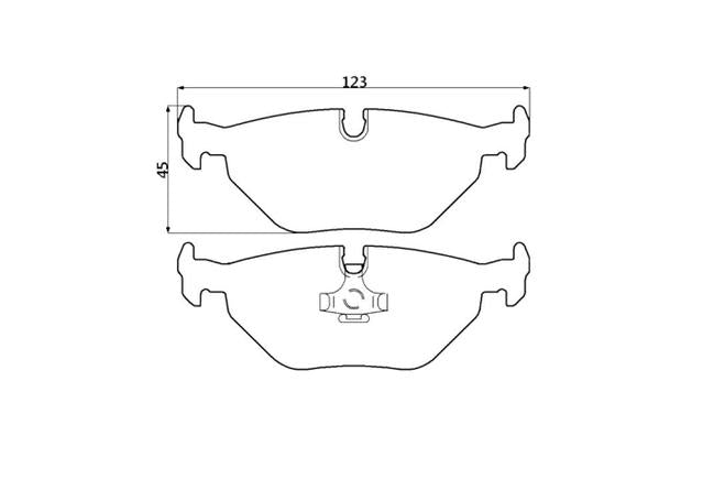 Winmax W5 Race Rear Brake Pad Set WMP383-W5