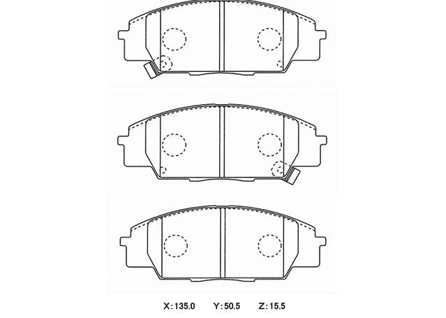 Winmax W3 Circuit Front Brake Pad Set WMP410-W3