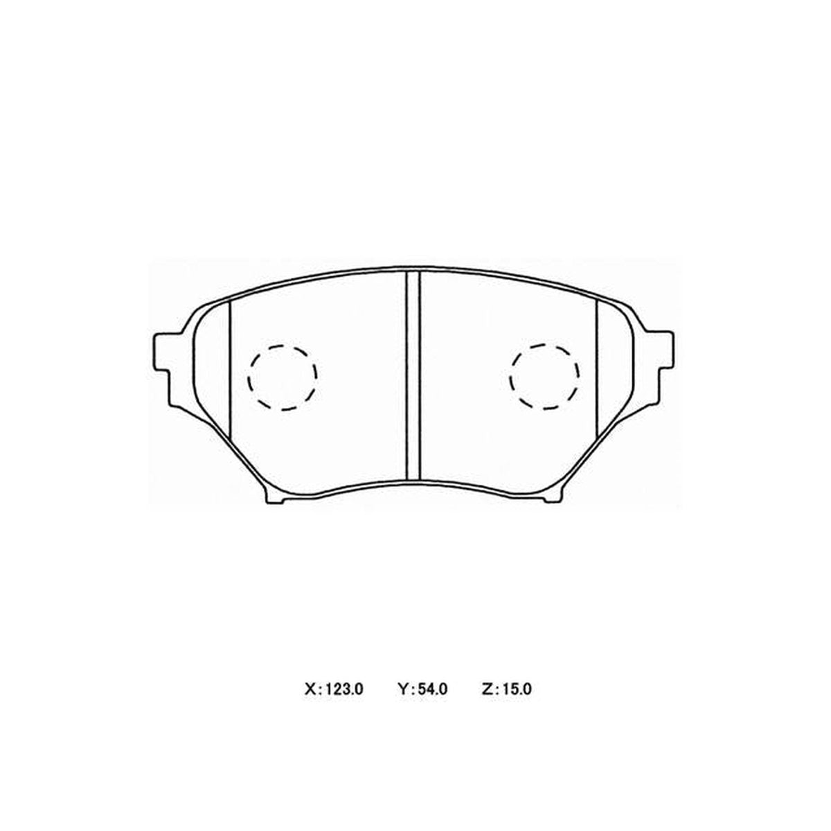 Winmax W6.5 Race Front Brake Pad Set WMP562-W6.5