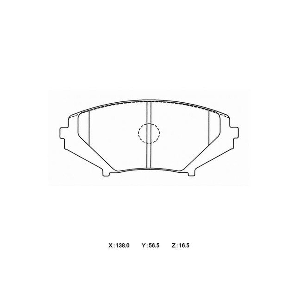 Winmax W3 Circuit Front Brake Pad Set WMP602-W3