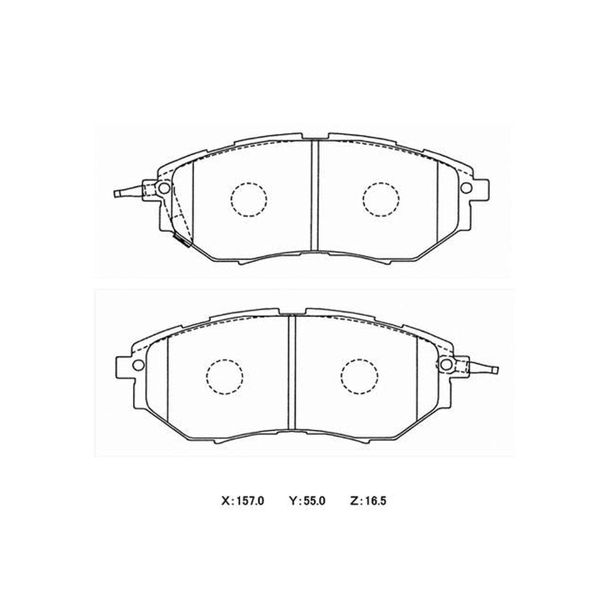 Winmax W3 Circuit Front Brake Pad Set WMP632-W3