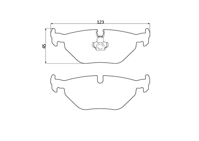 Winmax W7 Race Rear Brake Pad Set WMP739-W7
