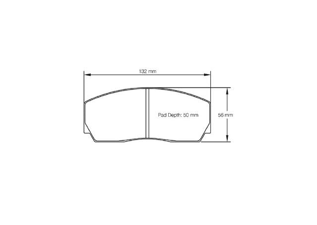 Winmax W6.5 Race Brake Pad Set WMP814-17-W6.5