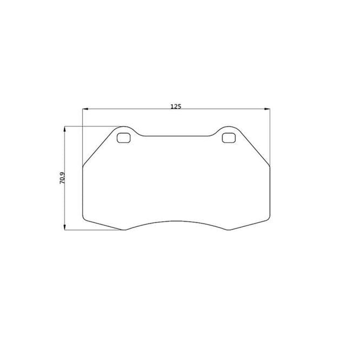 Winmax W3 Circuit Front Brake Pad Set WMP827-W3