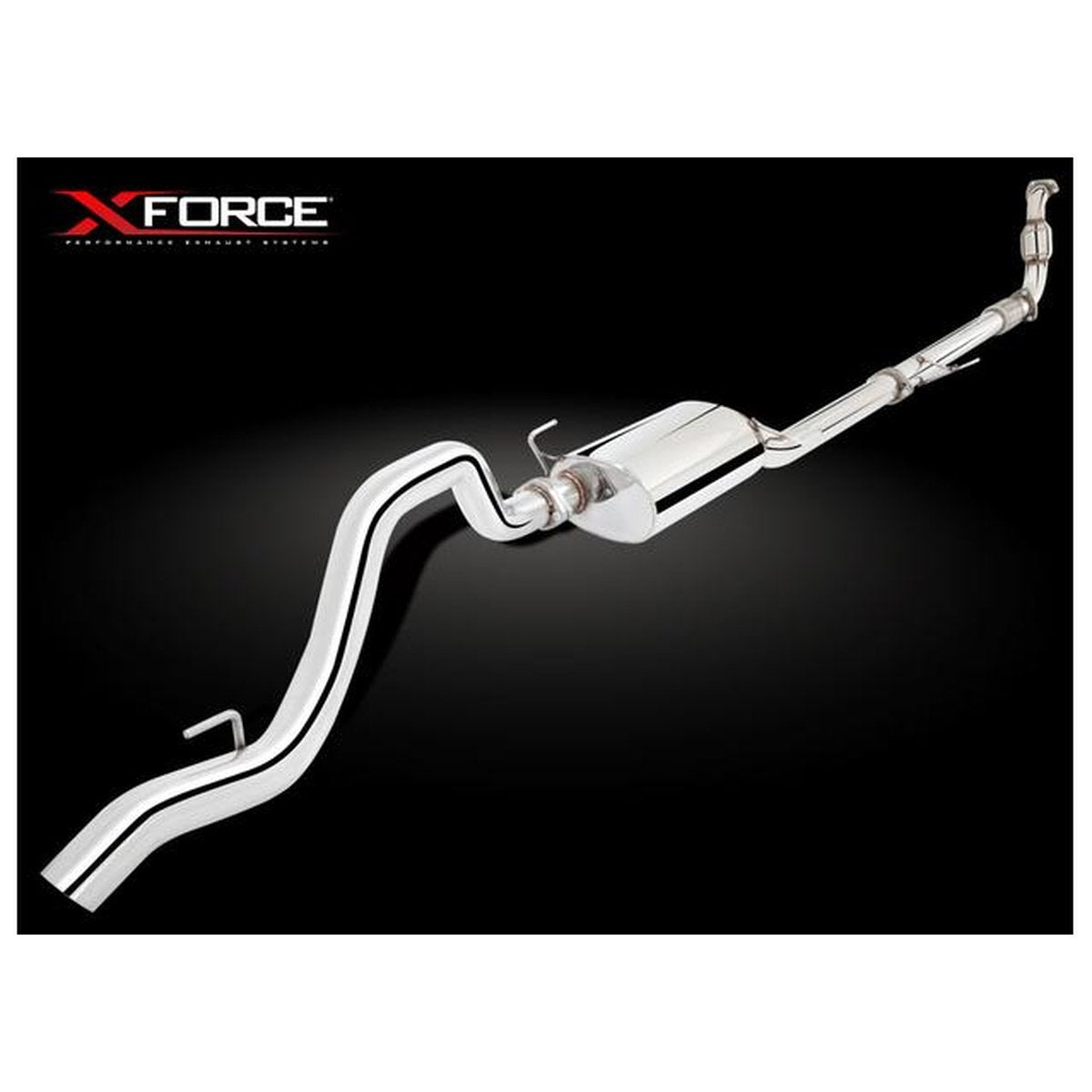 XFORCE Turbo Back Exhaust 409 Stainless 3 Inch fits Holden Colorado Turbo Diesel RG MY13+