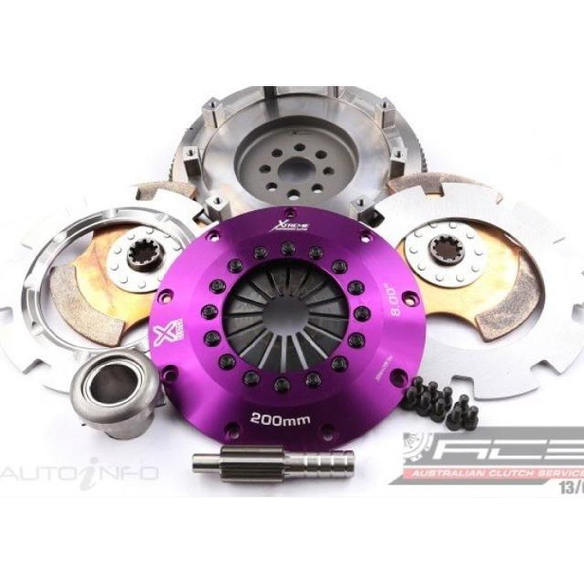 Xtreme Clutch 230mm Performance Twin Solid Ceramic Kit KCR23620-2E