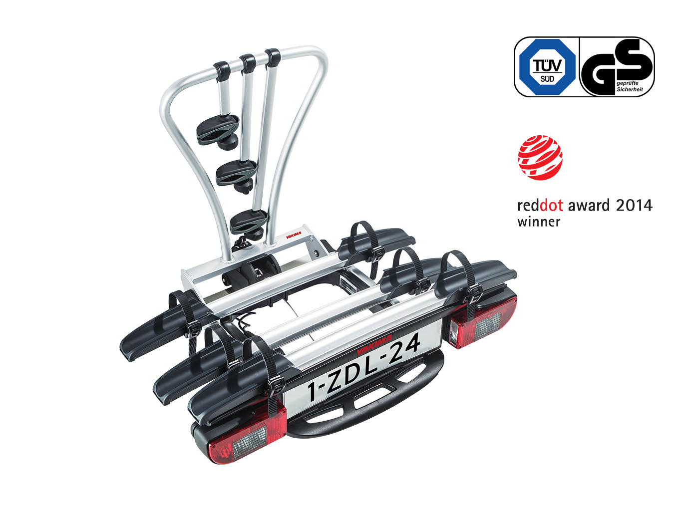 Yakima JustClick 3 Bike Carrier Towball Mounted 8002494